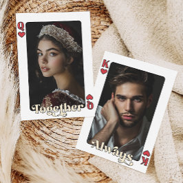 Cartão De Festividades Dia de os namorados de Fotografia do Casal Persona