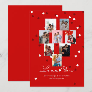 Cartão De Festividades Dia de os namorados de Fotografia Personalizada Ve