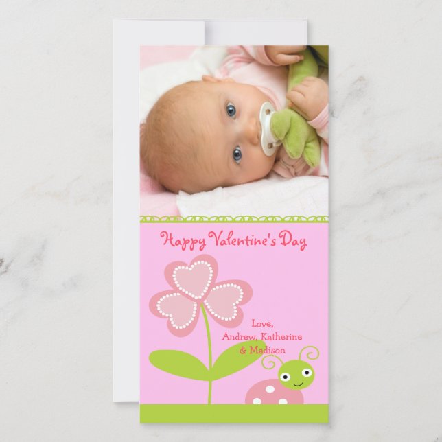 Cartão De Festividades Dia de os namorados de INSETO (Frente)