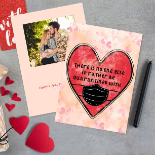 Cartão De Festividades Dia de os namorados de Quarentena Covid Engraçado