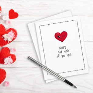 Cartão De Festividades Dia de os namorados engraçado