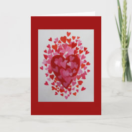 Cartão De Festividades Dia de os namorados Feliz