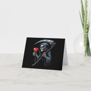 Cartão De Festividades Dia de os namorados Grim Reaper
