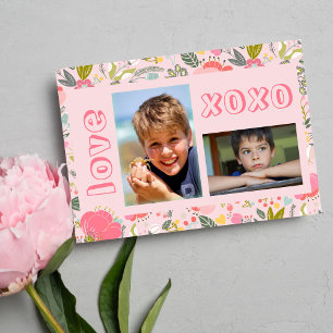 Cartão De Festividades dia de os namorados love 2 fotografia colagem