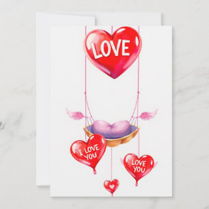 Cartão De Festividades Dia de os namorados Love & Hearts Collection ❤️