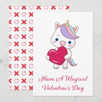 Dia de os namorados Magical Unicorn