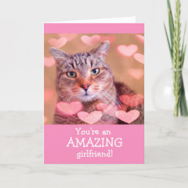 Cartão De Festividades Dia de os namorados Namorada incrível