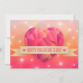 Cartão De Festividades Dia de os namorados Romântico Amor Moderno