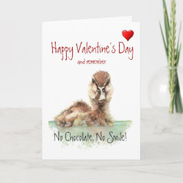 Cartão De Festividades Dia de os namorados Sem Chocolate, Sem Sorriso, Pa