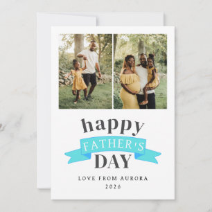 Cartão De Festividades Dia de os pais 3 feliz minimalista moderno foto