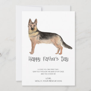 Cartão De Festividades Dia de os pais de pintura de cães