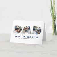 Dia de os pais Feliz de Colagem de Fotos de Corte 