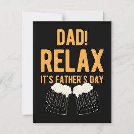 Cartão De Festividades Dia de os pais Feliz Engraçado