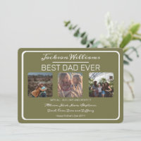 Dia de os pais Melhor Pai De Três Vezes De Azeiton