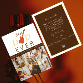 Cartão De Festividades Dia de os pais moderno de Colagem de Fotografias d