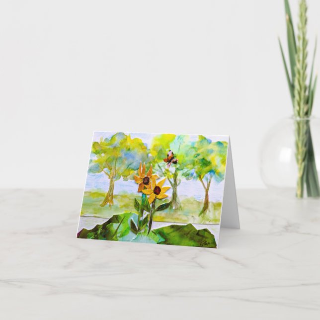 Cartão De Festividades Dia de Verão Legal (Frente)