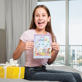 Cartão De Festividades Dia do Felz pascoa Engraçado