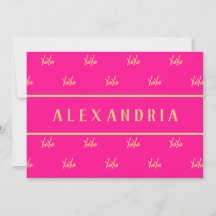 Dia do Namorados Quente-Rosa XOXO Personalizado