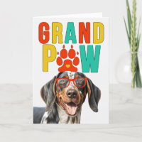 Dia dos Avós de GranPAW Bluetick Coonhound DOG