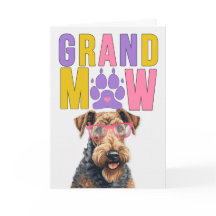 Dia dos Avós GrandMAW Airedale GrandDOG