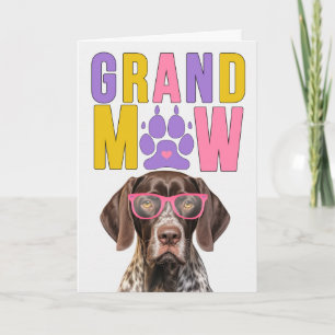 Cartão De Festividades Dia dos Avós GrandMAW Pointer GrandDOG