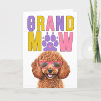 Dia dos Avós GrandMAW Poodle GrandDOG