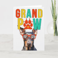Dia dos Avós GrandPAW Doberman GrandDOG