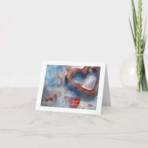 Cartão De Festividades Dia dos Namorados: 2 Corações Vermelhos