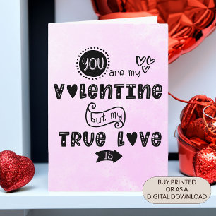 Cartão De Festividades Dia dos Namorados Amante de Chocolate Engraçado