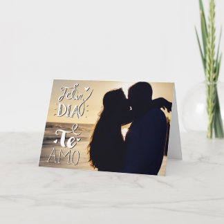 Cartão De Festividades Dia dos namorados feliz eu te amo no espanhol