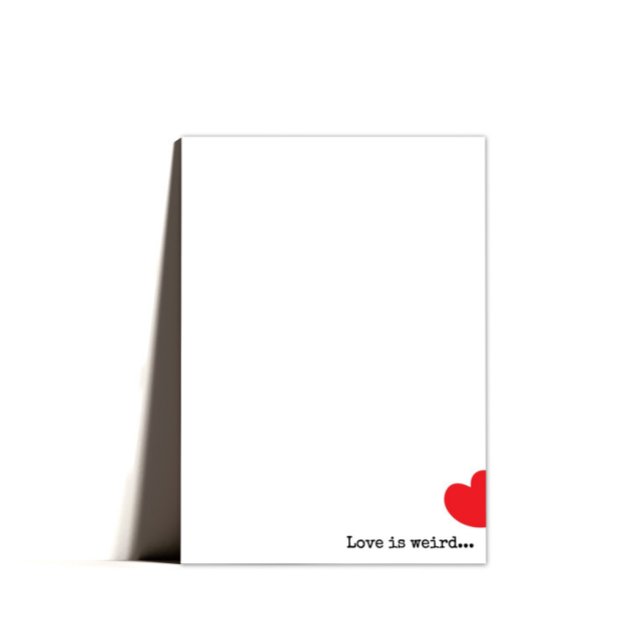 Cartão De Festividades Dia dos Namorados Felizes e Simples (Criador carregado)