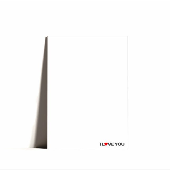 Cartão De Festividades Dia dos Namorados Felizes e Simples (Criador carregado)