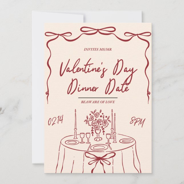 Cartão De Festividades Dia dos Namorados fofo  (Frente)