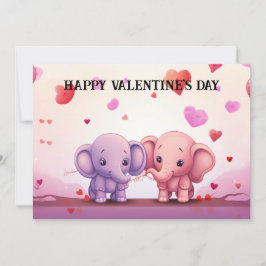 Cartão De Festividades Dia dos Namorados Fofo e Divertido para Crianças #