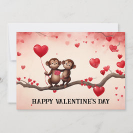 Cartão De Festividades Dia dos Namorados Fofo e Divertido para Crianças #