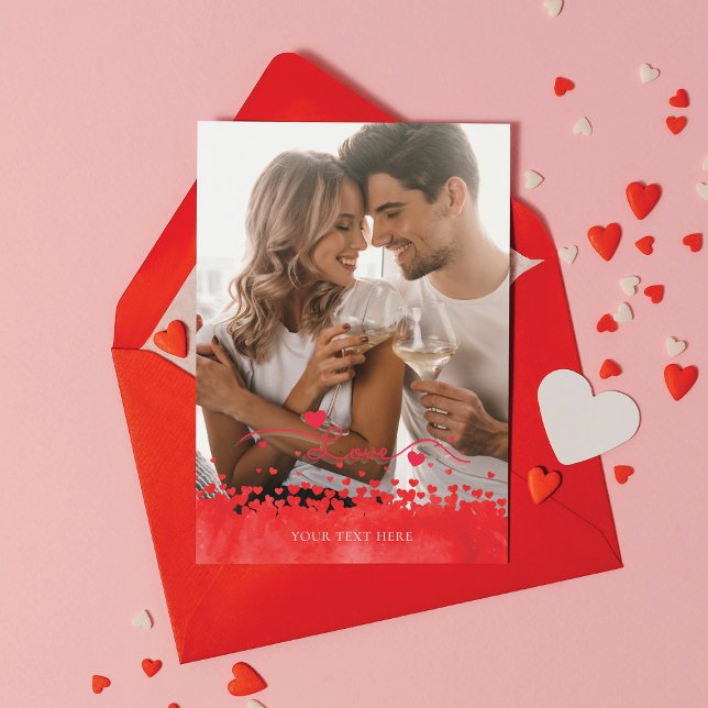 Cartão De Festividades Dia dos Namorados Foto Personalizada (Criador carregado)