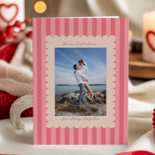 Cartão De Festividades Dia dos Namorados Fotografia Personalizada Românti