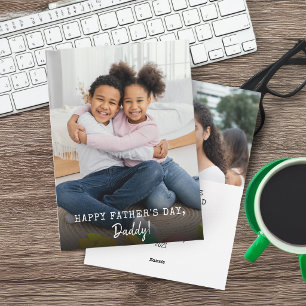 Cartão De Festividades Dia dos Pais 2 Fotos