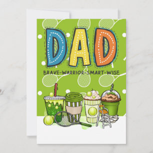 Cartão De Festividades Dia dos Pais Aniversário do Papai para Pai Papá Té
