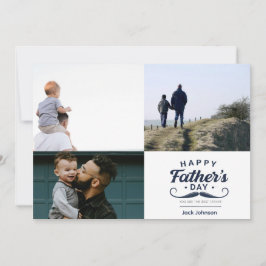 Cartão De Festividades Dia Feliz do Pai Projeto de Tributo ao Bigode