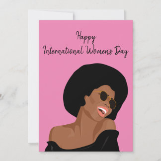 Cartão De Festividades Dia Internacional da Mulher