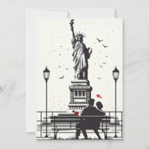 Dia Romântico em Nova York: Amor na Liberdade