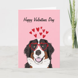 Cartão De Festividades Dias de os namorados de Cão de Montanha Bernese Ad