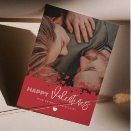 Cartão De Festividades Dias de os namorados felizes Foto da família de Ca