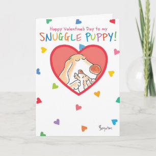 Cartão De Festividades Dias de os namorados SNUGLE PUPPY de Boynton