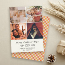 Dias Felizes de Challah Colagem de Fotos de Hanukk