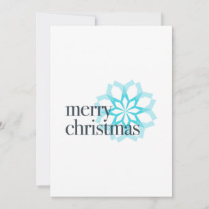 Cartão De Festividades Diferente design clássica de "Feliz Natal"