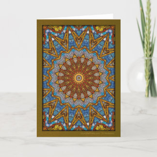 Cartão De Festividades Digital Sun Mandala