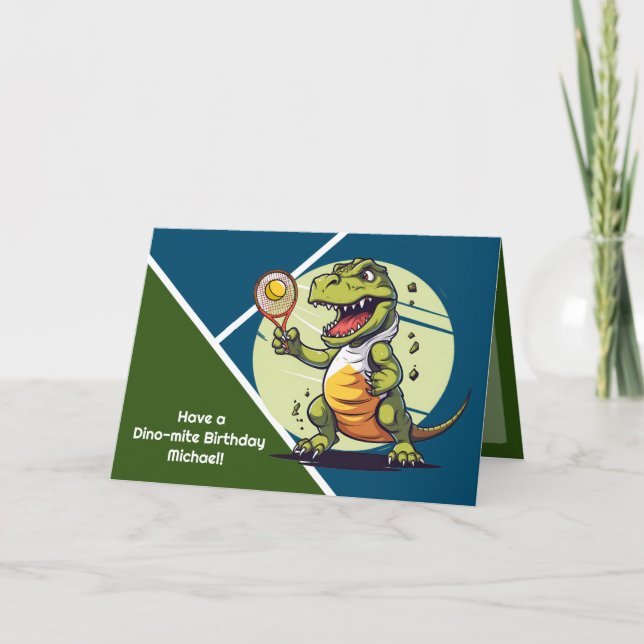 Cartão De Festividades Dina-Mite Birthday (Frente)