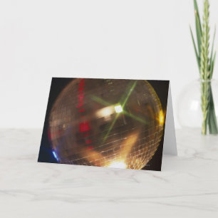 Cartão De Festividades disco ball